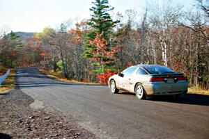 Ron Nelson / Mike Schaefer Eagle Talon at speed on SS16, Brockway Mt.