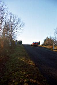 Dave LaFavor / Bob LaFavor Eagle Talon at speed on SS16, Brockway Mt.