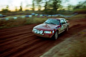 Jeremy Butts / Jon Vrzal Ford Mustang GT comes through the spectator corner on SS19, Gratiot Lake II.