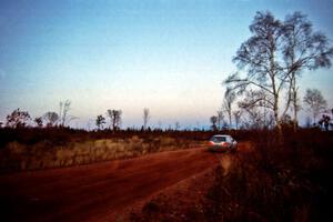 Chris Whiteman / Mike Paulin VW GTI near the finish of SS19, Gratiot Lake II.