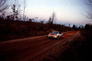 Chris Czyzio / Eric Carlson Mitsubishi Eclipse GSX near the finish of SS19, Gratiot Lake II.