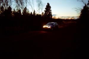 Craig Peeper / Ian Bevan Ford Focus near the finish of SS19, Gratiot Lake II.