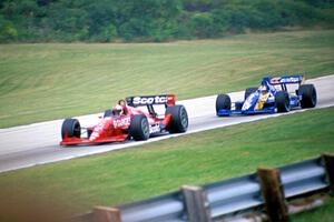 Robby Gordon's Lola T-91/00/Ford Cosworth XB and Raul Boesel's Lola T-92/00/Chevy