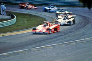 Shelby Can-Am cars on lap one of the race at Canada Corner.