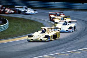 Sixth through eleventh place Shelby Can-Am cars at Canada Corner.