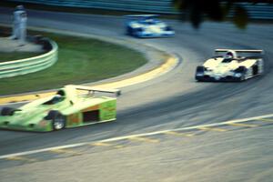 The Shelby Can-Am cars of Gene Harrington, David Tenney and Robert Amren.