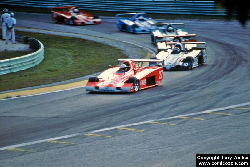 Shelby Can-Am cars on lap one of the race at Canada Corner.