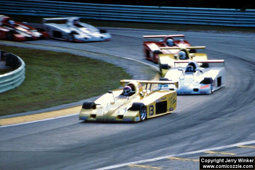 Sixth through eleventh place Shelby Can-Am cars at Canada Corner.