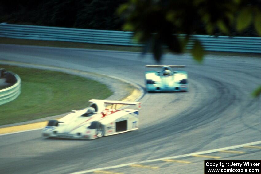 The Shelby Can-Am cars of Augie Pabst III and Richie Hearn.