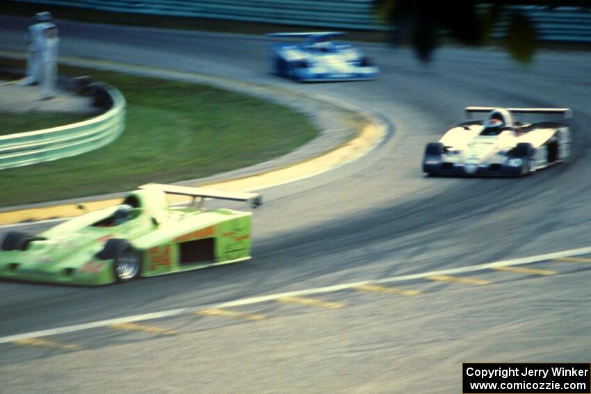 The Shelby Can-Am cars of Gene Harrington, David Tenney and Robert Amren.