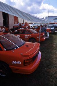 Olds Achieva SCX's - Front to back) Ron Emmick's, Dave Jolly's and Scott Hoerr's