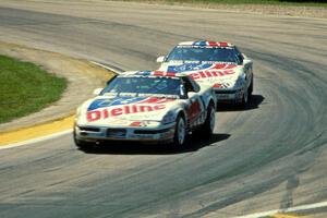 R.K. Smith's and Shawn Hendricks' Chevy Corvettes