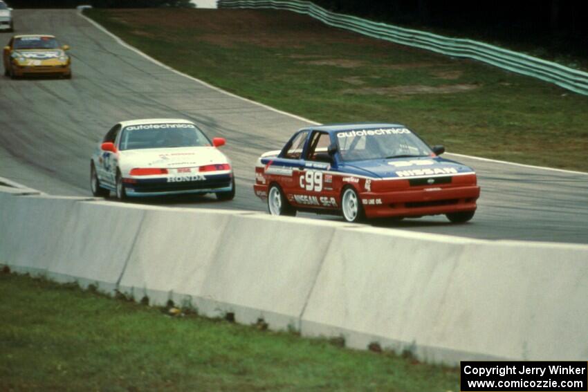 Mark Youngquist's Nissan Sentra SE-R and Michael Sturm's Honda Prelude