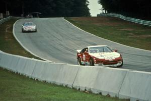 Elliott Forbes-Robinson's Nissan 300ZX Turbo and R.K. Smith's Chevy Corvette