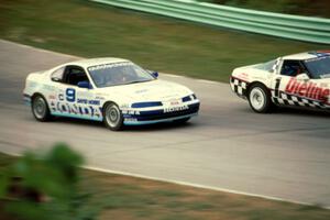 R.K. Smith's Chevy Corvette and Peter Cunningham's Honda Prelude