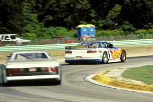 Jack Baldwin's Chevy Camaro and Dale Phelon's Ford Mustang