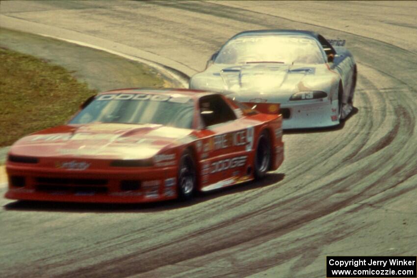 Bobby Archer's Dodge Daytona and Irv Hoerr's Chevy Camaro