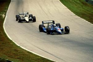 Scott Goodyear's Lola T-93/06/Ford Cosworth XB and Al Unser, Jr.'s Lola T-93/07/Chevy