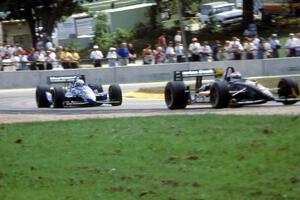 Bobby Rahal's Lola T-93/07/Chevy and Scott Goodyear's Lola T-93/06/Ford Cosworth XB