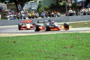 Brian Till's Penske PC-21/Chevy and Eddie Cheever's Lola T-93/06/Ford Cosworth XB