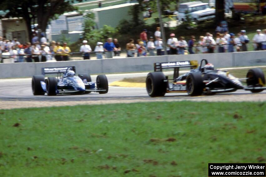 Bobby Rahal's Lola T-93/07/Chevy and Scott Goodyear's Lola T-93/06/Ford Cosworth XB