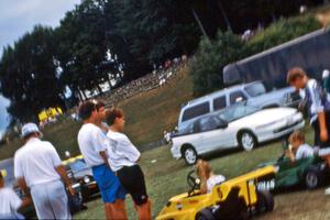 Indy go-karts for the kids at the bottom of Fireman's Hill.