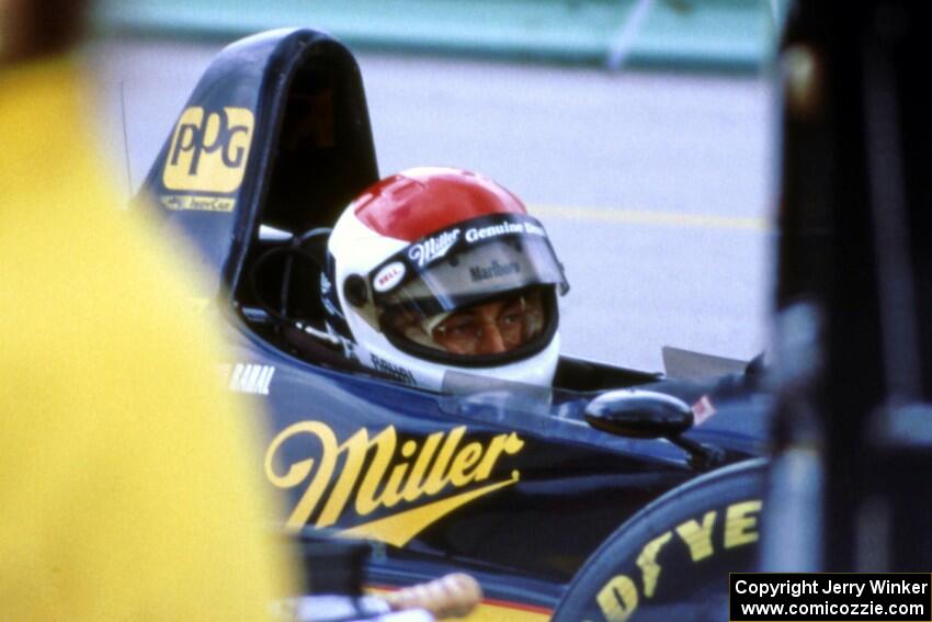 Bobby Rahal's Lola T-93/07/Chevy on pit lane.