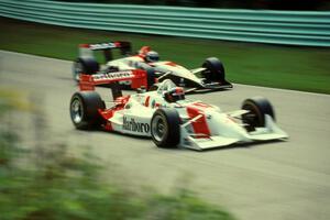 Emerson Fittipaldi's Penske PC-22/Chevy and Stefan Johansson's Penske PC-22/Chevy