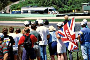 Nigel Mansell's Lola T-93/06/Ford Cosworth XB