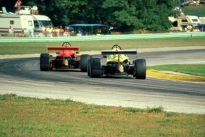 Jaki Scheckter and Diego Guzman, both in Mondiale Formula SAABs.