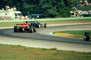 Mark Hotchkis, Jaki Scheckter and Diego Guzman, all in Mondiale Formula SAABs.