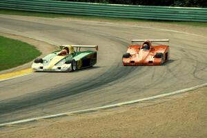 The Shelby Can-Am cars of Ric Rushton and Chris Horn.