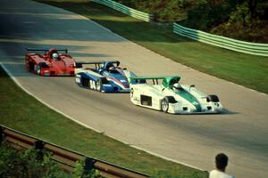 The Shelby Can-Am cars of Jimmy Chianis, Cory Witherill and Memo Gidley.