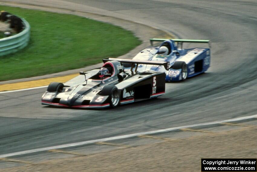 The Shelby Can-Am cars of Gary Tiller and Mike Davies.