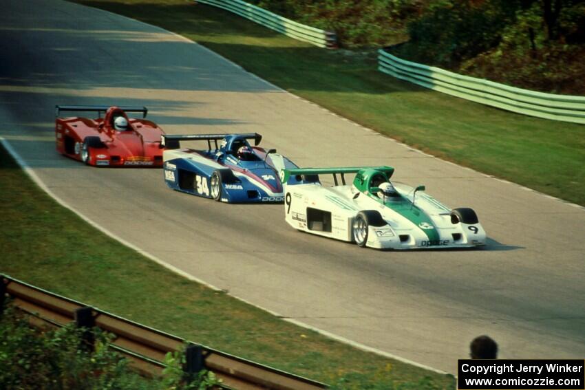 The Shelby Can-Am cars of Jimmy Chianis, Cory Witherill and Memo Gidley.