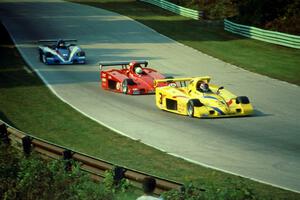 The Shelby Can-Am cars of Robert Urich, Memo Gidley and Cory Witherill.
