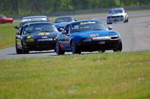 Gordon Kuhnley's and Greg Youngdahl's Spec Miata Mazda Miatas