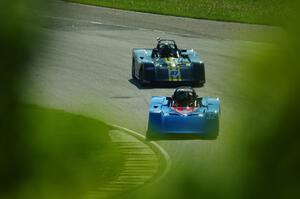 Russell King's Spec Racer Ford 3 and Rob Wilke's Spec Racer Ford