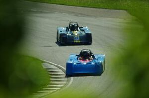 Russell King's Spec Racer Ford 3 and Rob Wilke's Spec Racer Ford