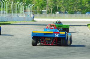 Jim Nash's Spec Racer Ford 3 chases Greg Eick's similar car.