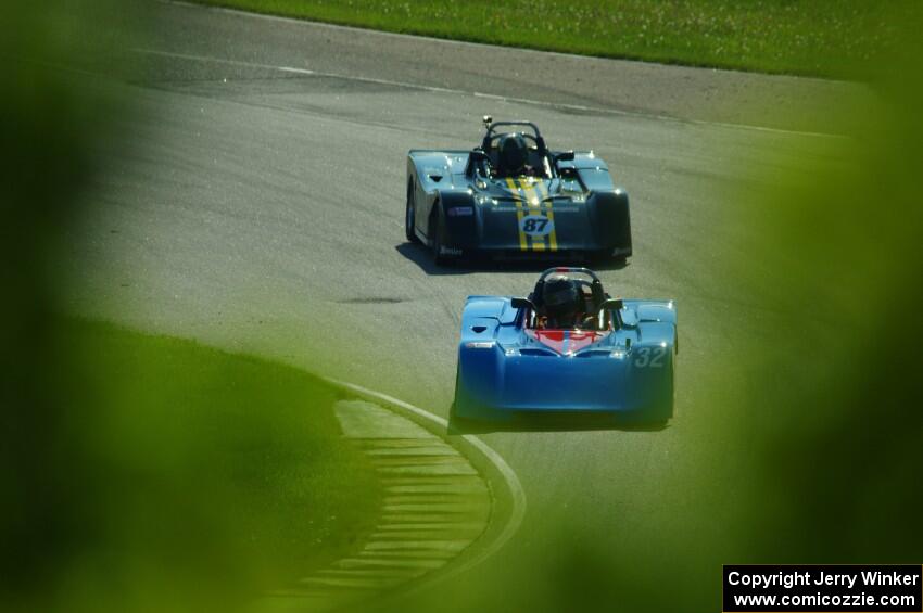 Russell King's Spec Racer Ford 3 and Rob Wilke's Spec Racer Ford