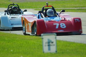 Reid Johnson's and Martin Wiedenhoeft's Spec Racer Ford 3s