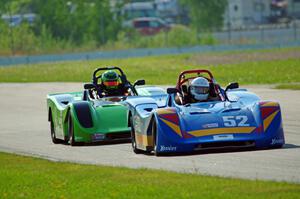 Jim Nash's and Greg Eick's Spec Racer Ford 3s