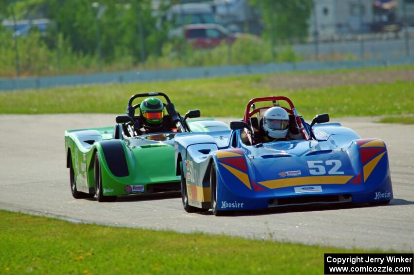 Jim Nash's and Greg Eick's Spec Racer Ford 3s