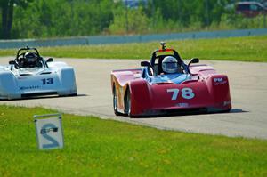 Reid Johnson's and Martin Wiedenhoeft's Spec Racer Ford 3s