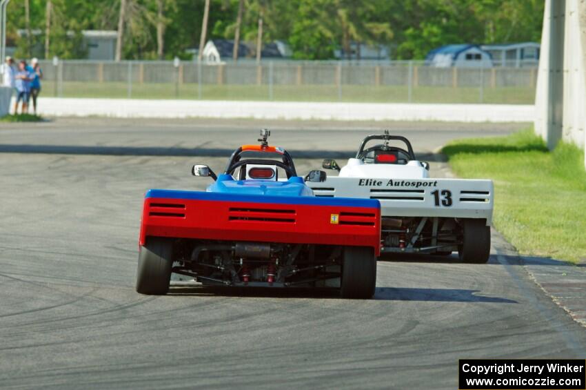Martin Wiedenhoeft's and Reid Johnson's Spec Racer Ford 3s