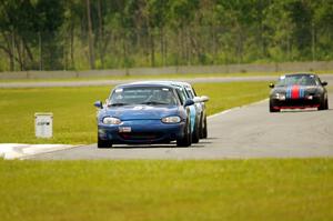 Samantha Silver's, Jamey Randall's, Chris Craft's and Craig Silver's Spec Miata Mazda Miatas