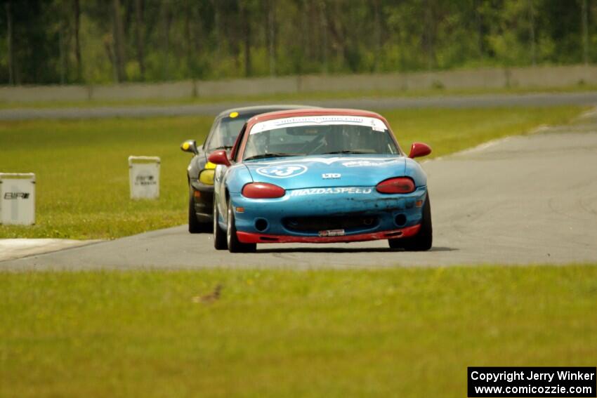 Rick Buan's and Greg Youngdahl's Spec Miata Mazda Miatas