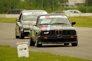 Jessica Johnk's ITJ BMW 325i and Tom Daly's T4 VW Rabbit