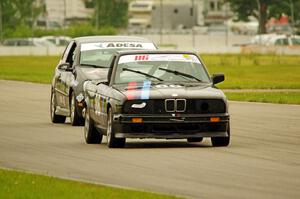 Jessica Johnk's ITJ BMW 325i and Tom Daly's T4 VW Rabbit